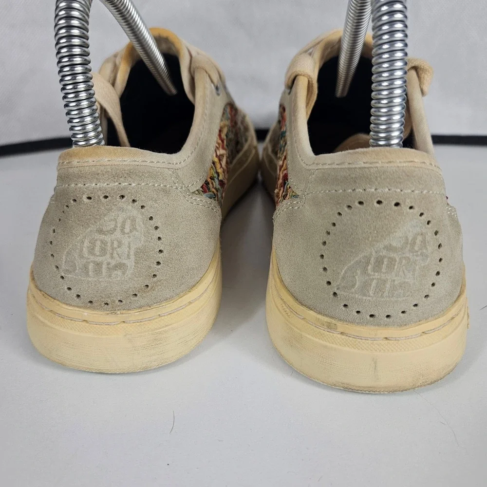 Satorisan Heisei Fantasia Womens Multi Color Woven Low Top Sneakers Size 37‎